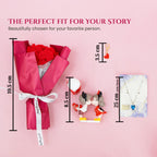 The Crochet Rose & Heart Necklace Keepsake Box