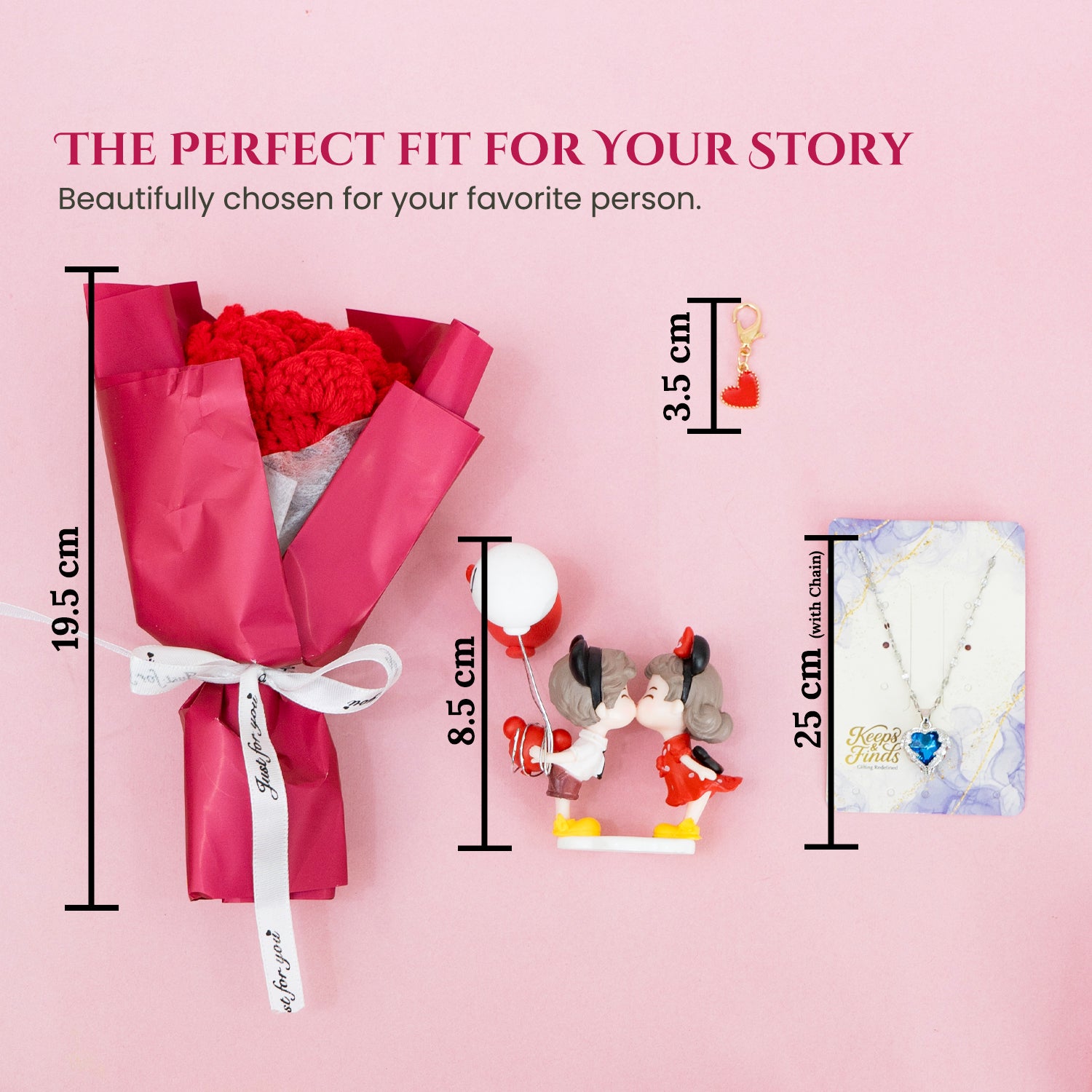 The Crochet Rose & Heart Necklace Keepsake Box